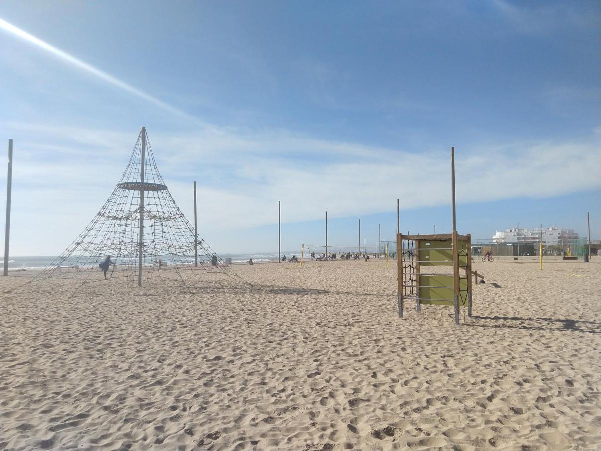 Ferienwohnung Apartamento Baleia Costa da Caparica Exterior foto